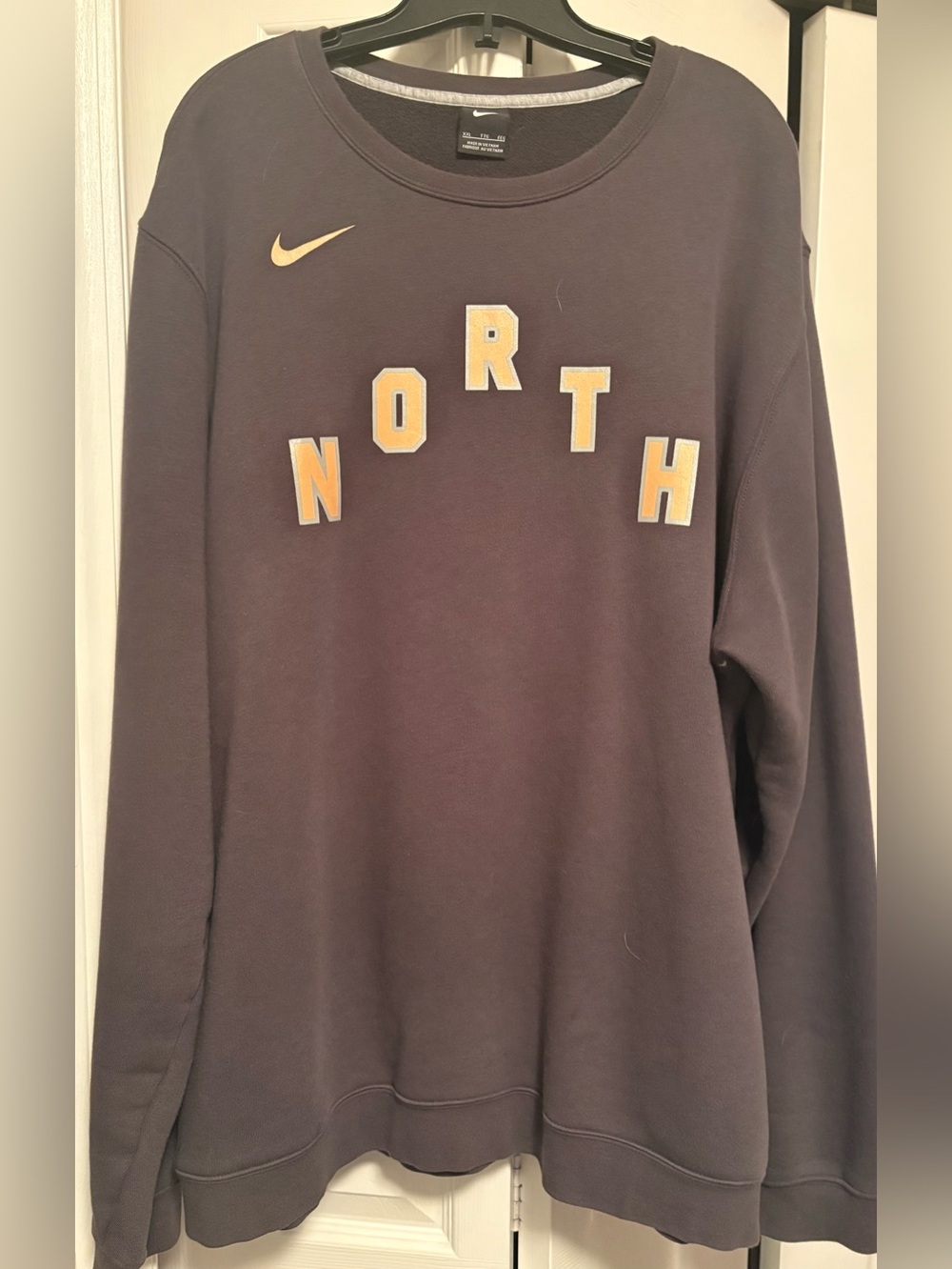 Nike Toronto Raptors We The North Crewneck Sweatshirt NBA Fleece Pullover XXL